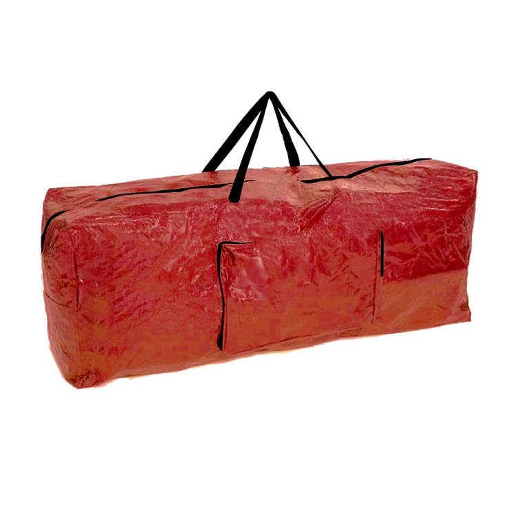 Ram® Red Extra Large Christmas Tree Storage Bag Suitable for up to 7ft Trees With Side Pocket Pouch