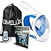 DIVELUX Snorkel Mask - Snorkeling Gear for Adults and Kids - Full Face Snorkeling and Diving Mask with 180° Panoramic Viewing - Longer Ventilation Pipe, Anti Fog & Anti Leak, (Green, L/XL)