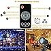 Christmas Snowflake Projector Lights, ALOVECO Rotating LED Snowfall Projection Lamp with Remote Control, Outdoor Waterproof Sparkling Landscape Decorative Lighting for Holiday Halloween Xmas Party