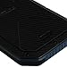 Skinomi Black Carbon Fiber Full Body Skin Compatible with BLU Tank Xtreme 4.0 (Full Coverage) TechSkin with Anti-Bubble Clear Film Screen Protector