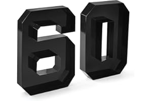 Datyiiha Cardboard Number for Charcuterie 60 Set Fillable Tray 10.2'' Black Charcuterie Paper Box for 60th Birthday Anniversary Party Decorations Chocolate Candy Cupcake Container