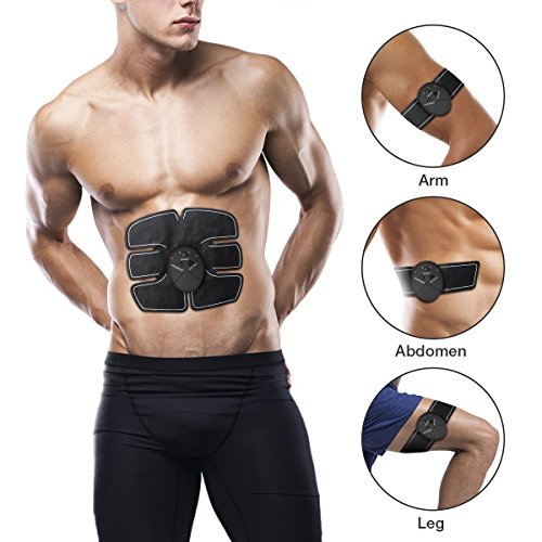 image for Exiny Abdominal Muscle Toning Exercise Belt,EMS Abdominal /Arm/Leg/ Tr