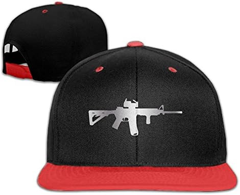 AR 15 Scope Rifle D Platinum Style Baseball Snapback Cap