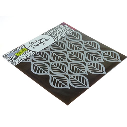 CRAFTERS WORKSHOP Template, 6 by 6-Inch, Art Deco Leaves