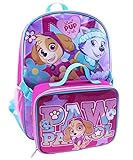 Nickelodeon Girls Paw Patrol School Backpack and Lunch Bag Set