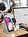 Bestand 3 in 1 Aluminum Wireless Charging Stand for Apple iWatch, Charging Station for Airpods, Qi Fast Wireless Charger Dock for Apple iWatch/iPhone X/8 Plus/8, Samsung S8 and Other Qi-Enabled Device