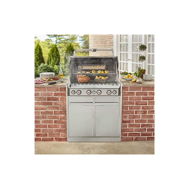 er Summit S460 BuiltIn Natural Gas in Stainless Steel Grill The