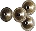 Wevez 2 Pairs Golden Finger Cymbals Zills