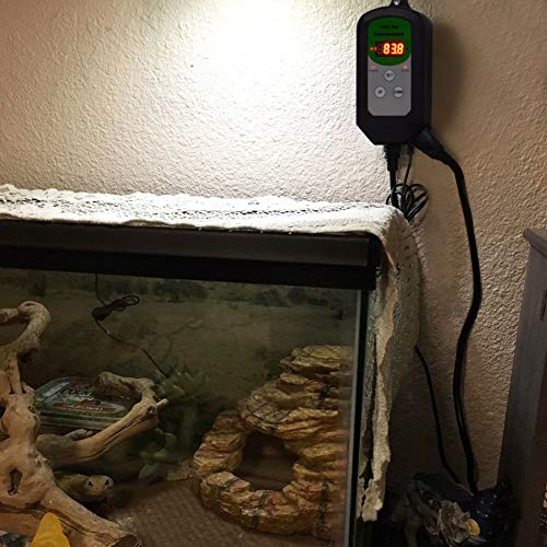 BoHoFarm Heat Mat Thermostat Controller Digital Heating Mat Thermostat for Reptile/Germination/Rooting 68-108℉