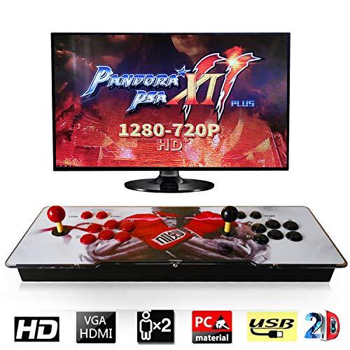 Barbella 2706 Pandora Treasure 2D Retro Arcade Game Console Machine 1280720p Full HD USB & TF/Micro SD Ports | HDMI/VGA/USB Audio Output - Thumbnail 7