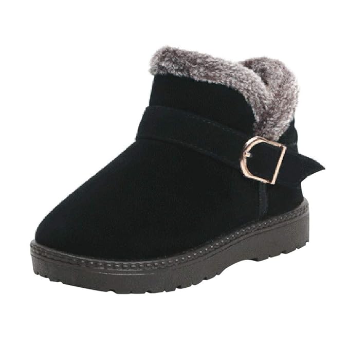  Kids Baby Girl Boy Snow Boots Soft Sole Shoes