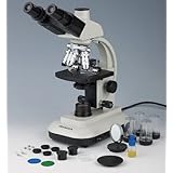 40x-1000x Trinocular Biological Compound Microscope with Universal Smartphone Camera Adapter