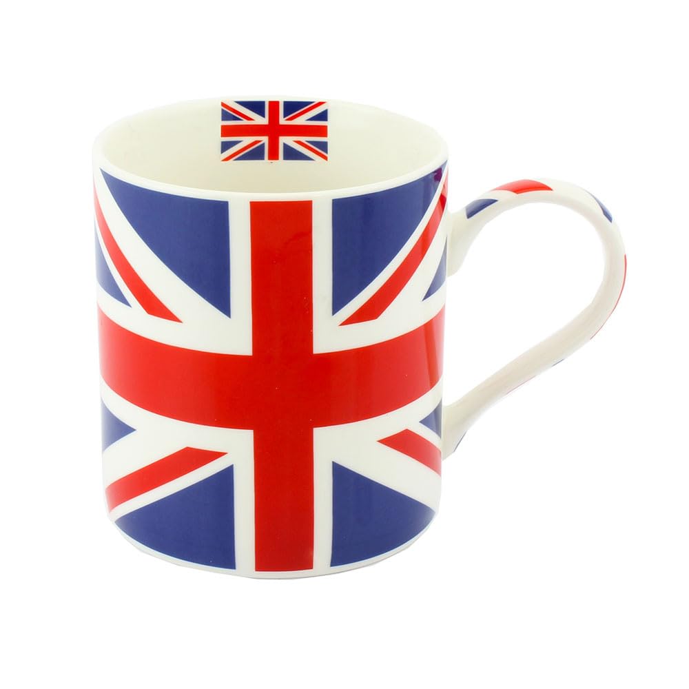 Lesser & Pavey Union Jack Mug - FINE China and Boxed - LP33591, Blue
