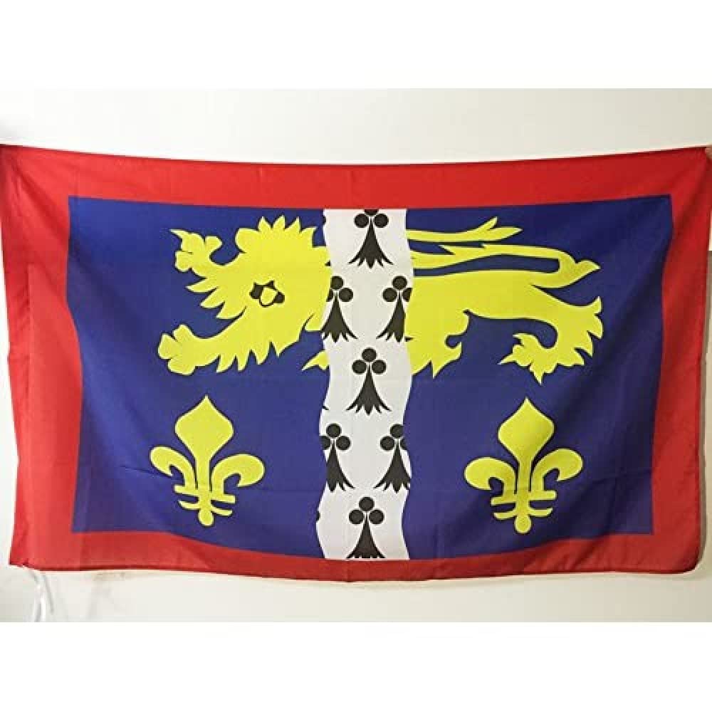 AZ FLAG - Mayenne Flag - 2x3 Ft - French department Banner with Sleeve - 100% Polyester - Fade Resistant - Vivid Colors - 2' x 3' Feet - 90x60 Cm
