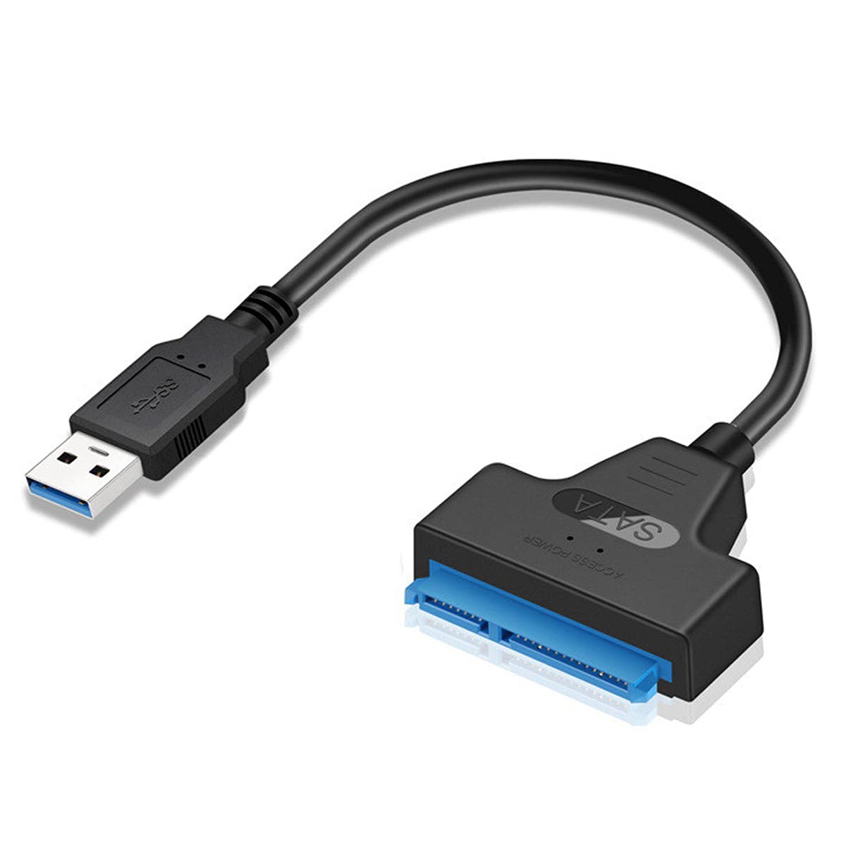 chenyang Super Speed 5Gbps USB 3.0 to SATA 22 Pin Adapter Cable for 2.5inch Hard Disk Driver SSD