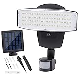 VIBELITE Solar Lights outdoor 80 LED Solar Powered Security Lights Waterproof Outdoor Motion Sensor Lighting for Wall , Patio, Garden, Landscape, Deck, Shed, Lawn, Fencing and Pathway
