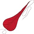 Jiayouy Silk Oboe Swab Instrument Cleaner Cloth for Flute Oboe Clarinet Saxophone - Wine Red