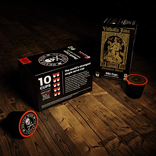 Death Wish Coffee Pods The World’s Strongest Coffee & Valhalla Java