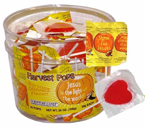 Scripture Candy Harvest Pops, Bucket