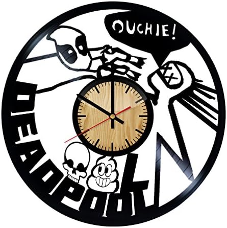 Deadpool Lego Marvel Design Vinyl Wall Clock – handmade gift for any occasion – unique birthday, wedding, anniversary, Valentine’s day gifts - Wall décor Ideas for any space