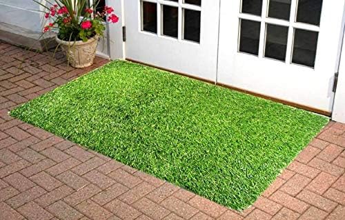Home Castle Best Artificial Grass For Balcony Or Doormat, Soft And Durable Plastic Turf Carpet Mat, Artificial Grass (1.5 Feet X 2 Feet)