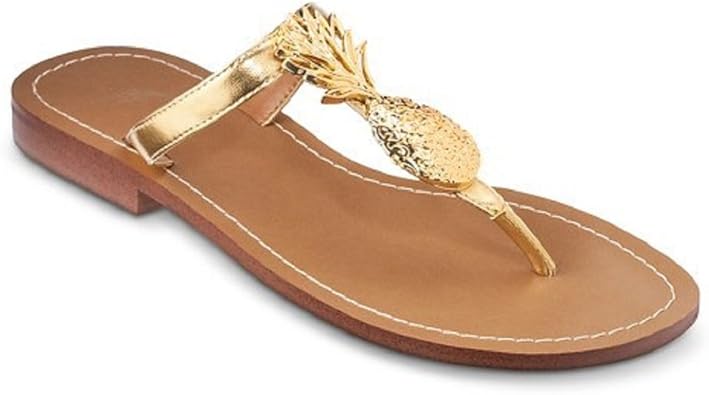 pineapple flip flops target