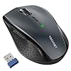 TECKNET-M002-24G-Classic-Wireless-Mouse-4800-DPI-6-Adjustment-Levels-Nano-USB-wireless-receiver-Grey TECKNET 2.4G Classic Wireless Mouse for Laptop, 3200 DPI Optical Computer Mouse with 6 Adjustable Levels, 30 Months Long…
