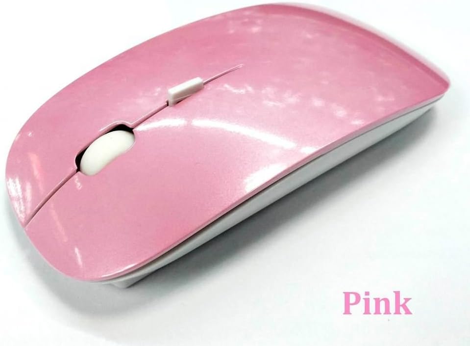 Optical Wireless Mouse (Pink)