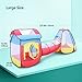 Growthpic Kids Play Tent Set with Tunnel, Large Children Playhouse, Pretend Teepee Ball Pit for Toddlers Indoor and Outdoor Pop-up Play