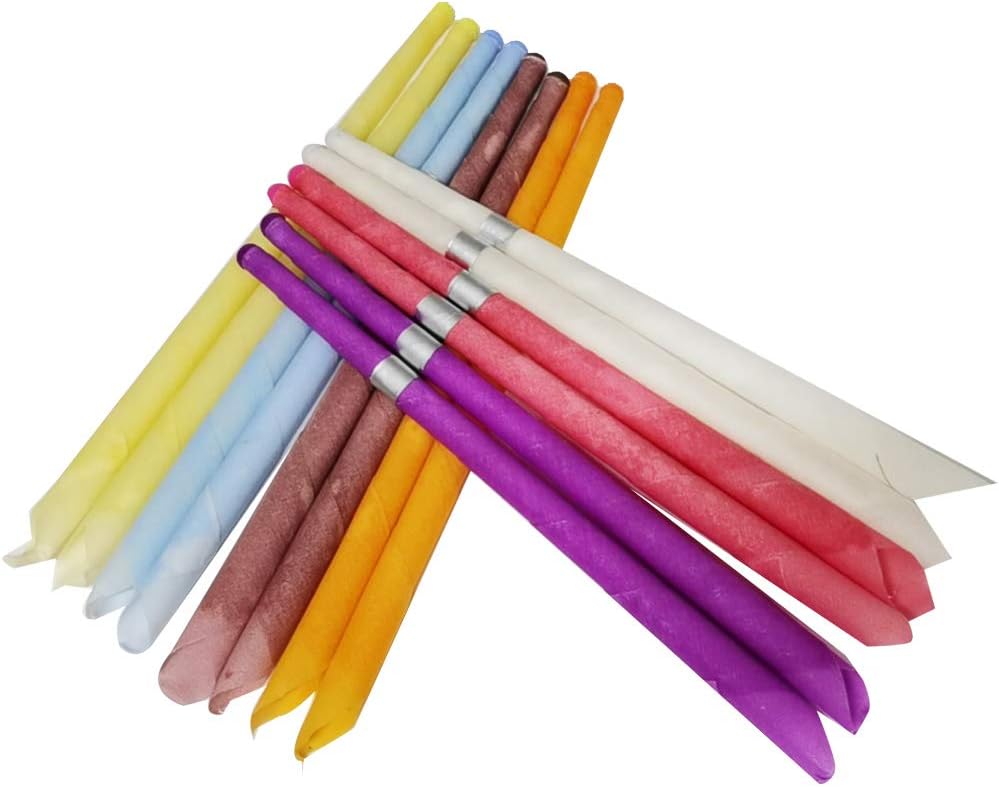 All Natural Ear Candles Beeswax Candling Cones, (8 Colours) - Image 3