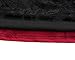 Lady Swain Women's V Neck Half Sleeve Ruched Lace Illusion Plus Size Bodycon Dress (XXXL, Black Burgundy)
