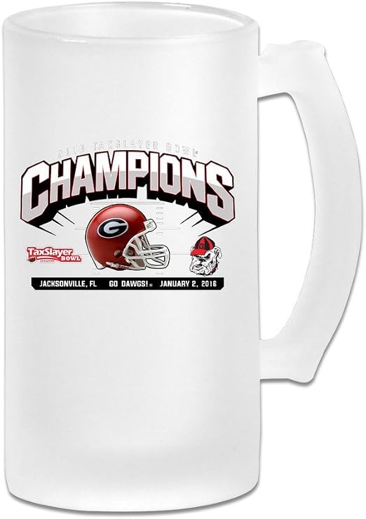 georgia bulldogs beer mug