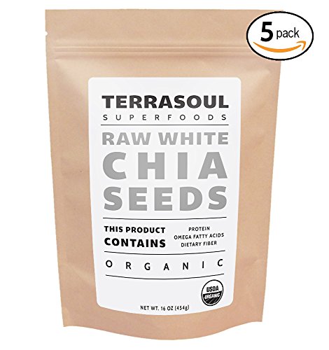 UPC 750022644835, Terrasoul Superfoods White Chia Seeds (Organic), 5 Pounds