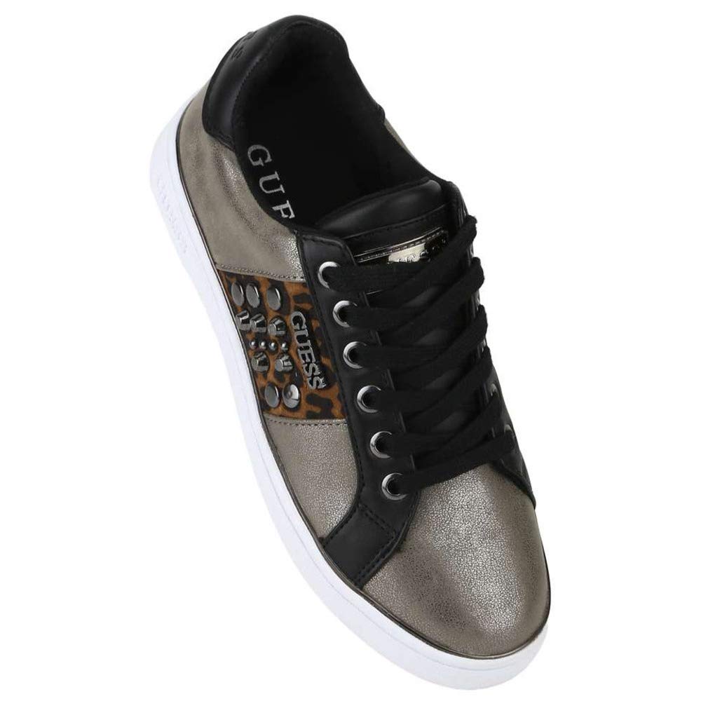 Buy Guess Womens Casual Wear Lace Up Sneakers (Pewter_7) at Amazon.in