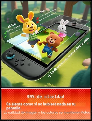 Protector Pantalla Ultra HD para Nintendo Switch 2, Pack de 3