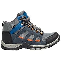 Peter Storm Headley Waterproof Mid Junior Walking Boots, Blue, US13.5