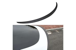 AOSKONOLOGY BestEvMod for Tesla Model Y Rear Spoiler Wings ABS for 2020-2024 Tesla Model Y Rear Trunk Spoiler Lip Tail Wing Rear Trunk Lid (OEM Spoiler, Matt Carbon Fiber)