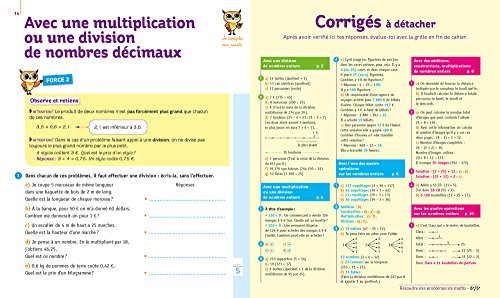 Mini Chouette Résoudre des problèmes de maths 6e/ 5e: cahier de soutien en maths (cycle 3 vers cycle 4): 21 - Image 4