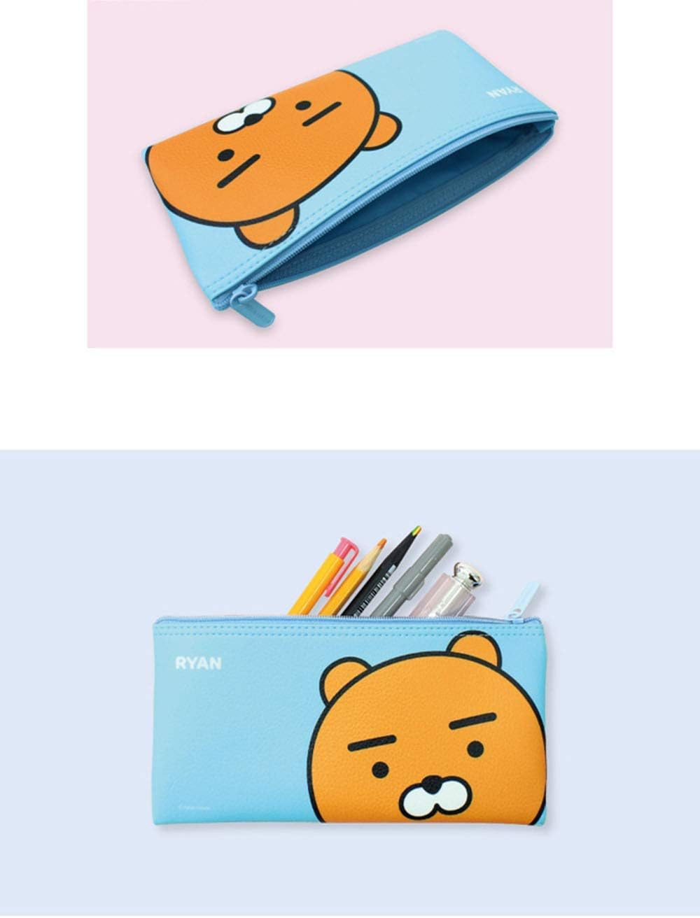 Amazon 送料無料 大人気 カカオフレンズ 韓国ペンケース 筆箱 ペンケース Pen Case 4色 文房具 韓国文房具 Ryan ペンケース 文房具 オフィス用品