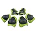 Kid's Protective Gear Set,Child Helmet Knee Pads Elbow Pads Wrist Guards for Skateboard/Skate/Roller/Skateboard (Green)