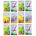 Kidsco Spiral Dinosaur Notepads - Pack of 12 - 20 Pages Each 2.25 X 3.5 Inches, Mini Spiral Bound Notebook Memo Pad, Pocket Size - for Kids, Boys and Girls, Great Party Favors, Fun, Gift, Prize