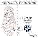 Newborn Swaddle Blanket, Sleep on a Cloud Like an Angel, The, Premium Cotton, Adjustable Infant Swaddle Wrap Blanket, Lovely Unisex Design 0-3 Months