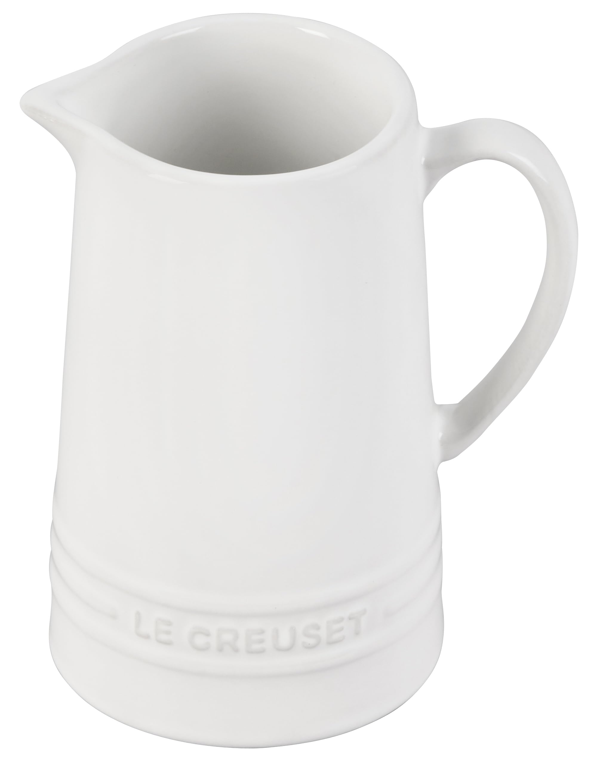 Photo 1 of Le Creuset Stoneware Small Pitcher, 10 oz., White