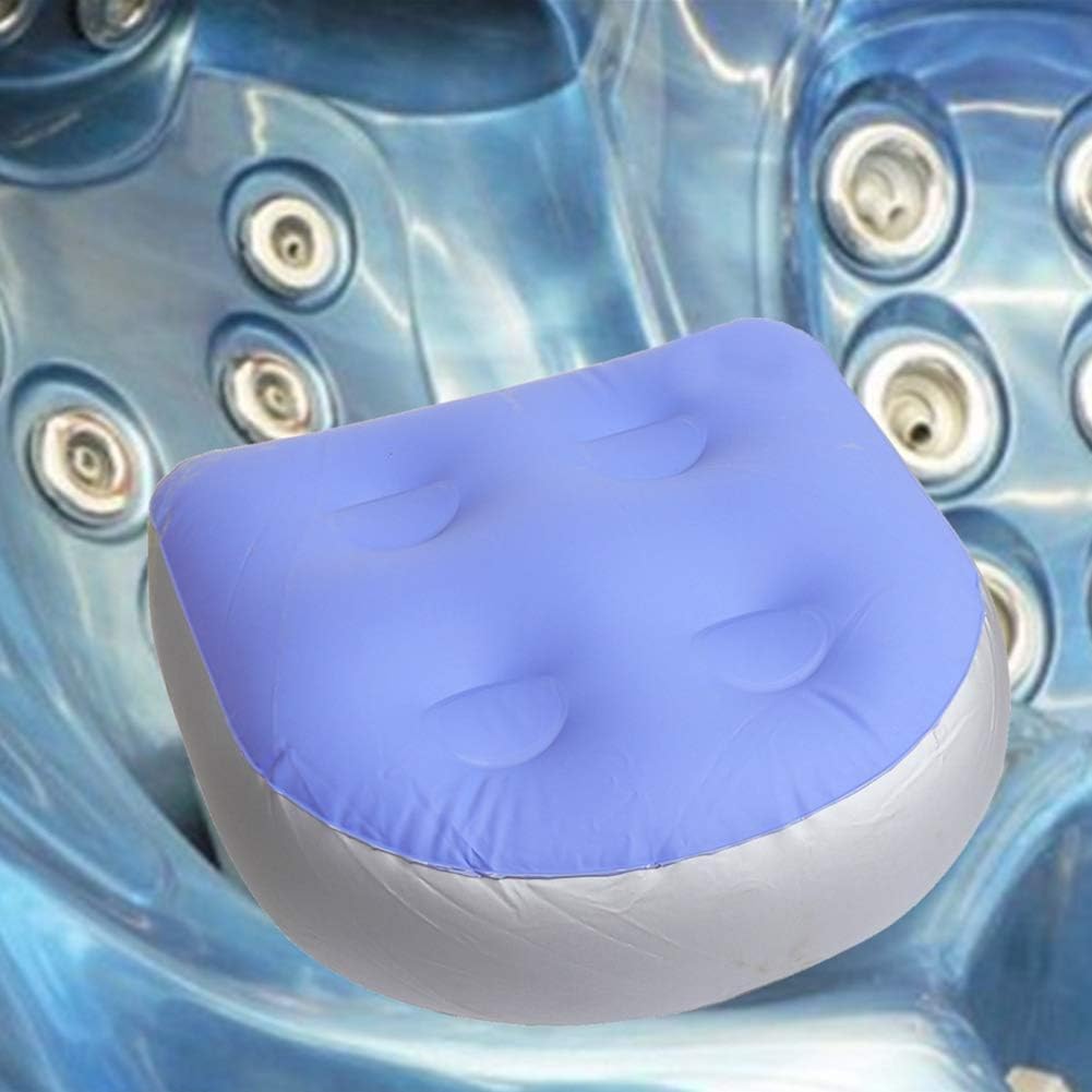 CALIDAKA Spa and Hot Tub Booster Seat with Suction, Back Pad Cushion Massage Mat Soft, Inflatable Booster Seat for Adults Kids: Home & Kitchen