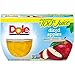 Dole Fruit Bowls, Diced Apples in 100%  Juice, 4 Ounce (Pack of 4)