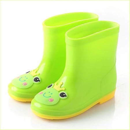 boys green rain boots