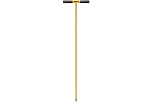 Structron 85465 SP48 Fiberglass Soil Probe, Cast Metal Tip, T-Cushion Grip, 48", Yellow