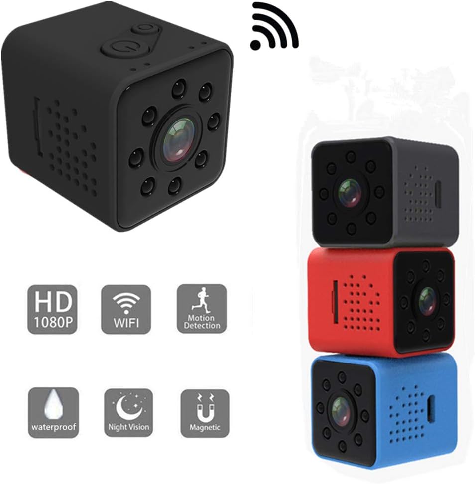 2018 Mini Camera SQ23 HD WiFi Small 1080P Wide Angle Camera cam Waterproof Mini Camcorder sq13 DVR Video Sport Micro Camcorders Upgraded Version of SQ11, SQ12, SQ13(Black)