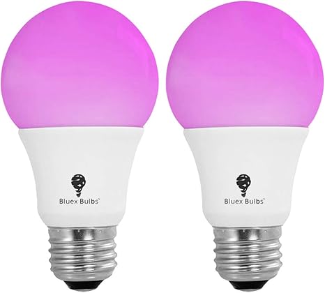 Amazon Com 2 Pack Bluex 75w Led Grow Light Bulb A19 Bulb Full Spectrum Grow Lamp Grow Healthier Yield Better Harvests For Diy Indoor Plants Flowers Greenhouse Indore Garden Hydroponic