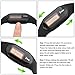 U-Trak 3D Pedometer Sport Wristband IP67 Waterproof Fitness Tracker with Accurately Track Steps/Distance/Calories,Exercise Time,Clock (No App,No Phone need) for Walking Running (Black)